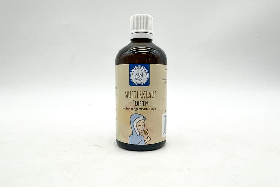 5 Gläser Mutterkraut Tropfen Hildegards Laden